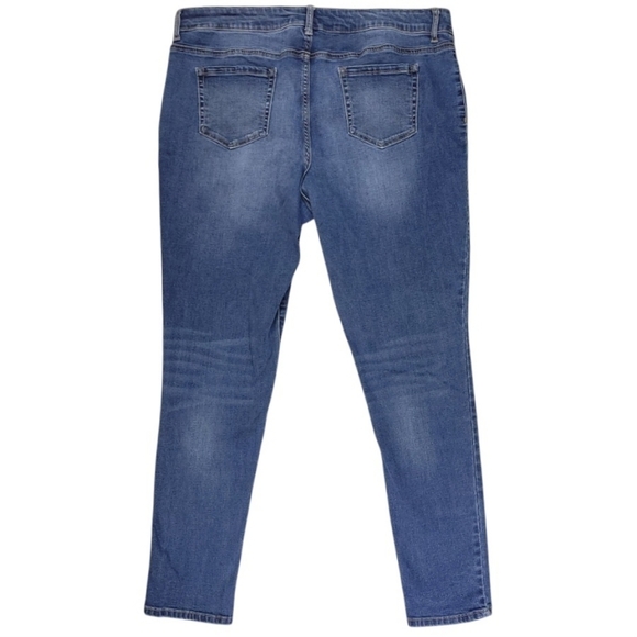 Maurices Womens Front Zip Pocket Skinny Jeans Size XXL - Picture 2 of 8